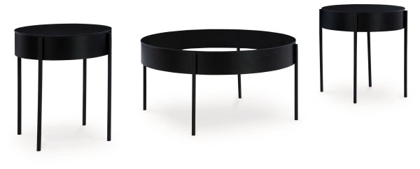 Ardoline - Black - Occasional Table Set (Set of 3) Supply