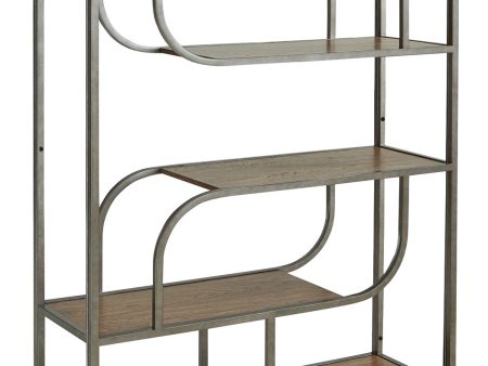 Jaddon - Brown   Antique Silver - Bookcase Sale