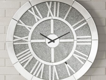 Nowles Mirrored Wall Clock Online Hot Sale