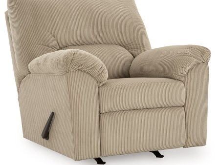 Simplejoy - Sand - Rocker Recliner - Fabric Online