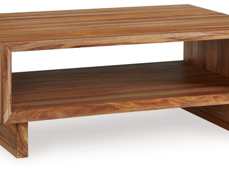 Dressonni - Brown - Rectangular Cocktail Table Online Hot Sale