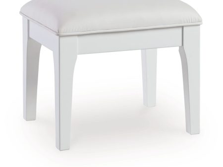 Chalanna - White - Vanity Stool Discount