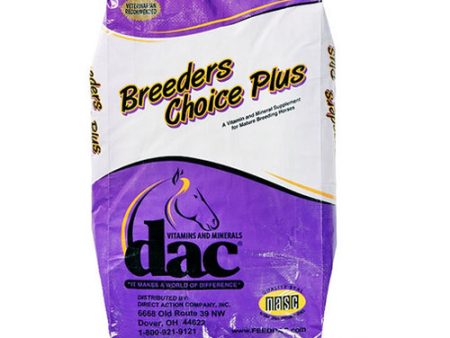 Dac Breeders Choice Plus Supplement For Horses 40 Lbs by Dac Direct Action Company For Discount